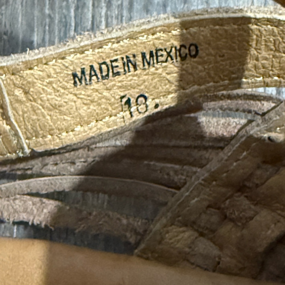 Bed Stu Claire III Tan Leather Huarache Sandals 10 - Picture 6 of 8
